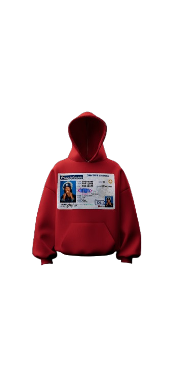The Bitty Hoodie(Lava Red)