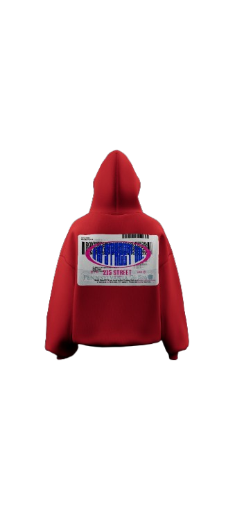 The Bitty Hoodie(Lava Red)